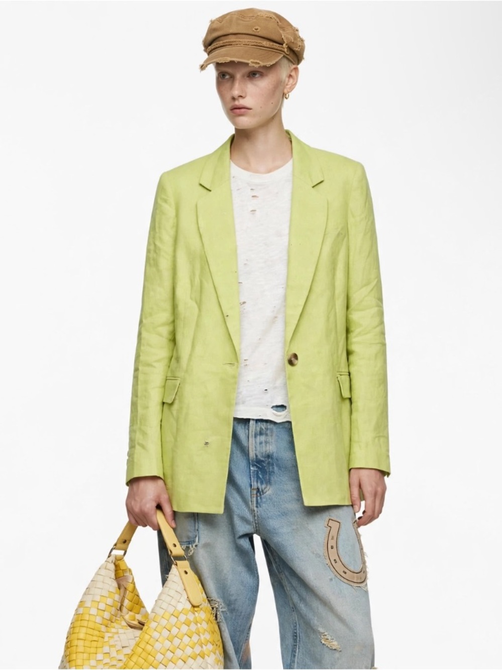Joie linen blend blazer